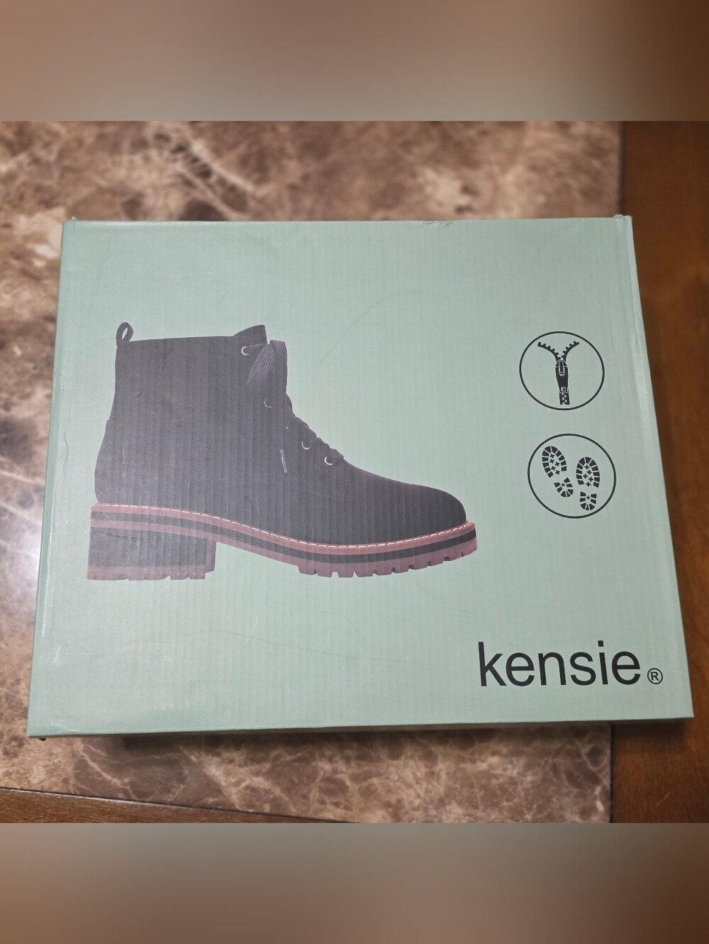 New Kensie Women's Kasha Lace Up Boots